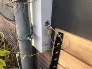 Kabelslot voor Het Gevelbankje - Afbeelding 2